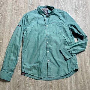 (9) Superdry Ultimate Oxford Reg. Fit Men Button Down Cotton Long Sleeve Shirt L